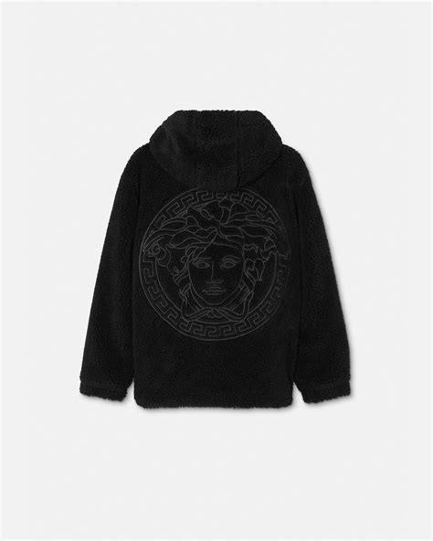 versace patch embroidery hoodie